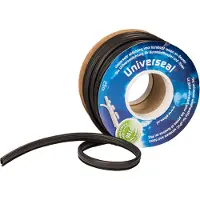 Ellen afdichtingsprofiel Universeal+ zwart rol 25 meter