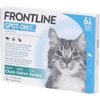 Frontline Spot-On Kat 100 mg/ml 6 St Ampoules