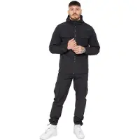 Enzo Milano Heren Poly Cargo Trainingspak Set