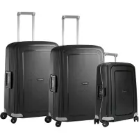 Samsonite S'cure Spinner 69+69+55cm Black kofferset