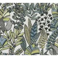 AS-Creation Antigua - Wit - Planten Behang - 390951