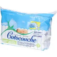 No Brand Cotocouche Allergievrije katoenen luierinleggers voor de 1e levensjaar 30 St Luiers