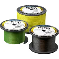 Shimano Kairiki 8, gevlochten vislijn, verkrijgbaar in verschillende lengtes. Diameter: 0.23 mm, draagkracht: 22,5 kg