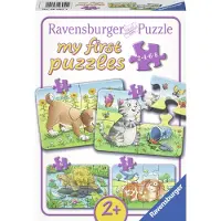 Ravensburger Schattige huisdieren - My First puzzels - 2+4+6+8 stukjes (4 puzzels)