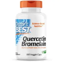 Doctors Best - Quercetine Bromelaïne - 180 vegetarische capsules