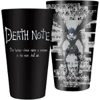 Death Note - Anime Drinkglas - Ryuk - voor Geen - zwart-wit - Maat Standard