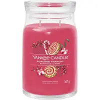 Yankee candle - Peppermint Pinwheels Large Jar Geurkaars - 90 branduren - twee lonten