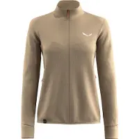 Salewa - Women's Puez Waffle Hybrid PL Jacket - Fleecevest 34, beige/bruin