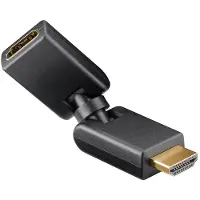 Tecline HDMI 2.0 Adapter - 180 graden draaibaar - 4K 60Hz - Zwart