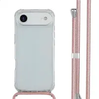 IMoshion Transparante Backcover met koord voor de Apple iPhone Air - Rosé Goud