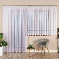 Markizeta - Modesta Serie - Kant en Klaar Jacquardgordijn - 300x250 cm - Wit
