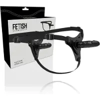 Fetish Submissive HARNESS | Silicone Strap-on Bkac 16cm Realistic