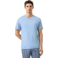 Mey Shirt 'Solid Night' lichtblauw