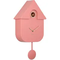 Karlsson wandklok modern cuckoo oro rose tan