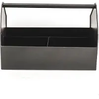 Housevitamin Organiser - 30x17x17cm Metaal Zwart Design. Helpt bij het organiseren van je spullen op een stijlvolle manier.