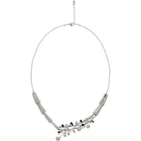 Faina Armband zwart / zilver / transparant