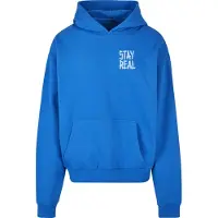 Mister tee Trui 'Stay' kobaltblauw / wit