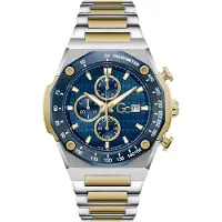 Gc Analoog horloge 'IdolSport' navy / goud / zilver / wit