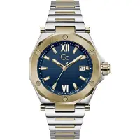 Gc Analoog horloge 'Legacy Sleek' goud / zilver