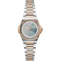 Gc Analoog horloge 'Coussin' rose-goud / zilver