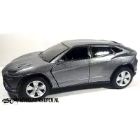 KINSMART Lamborghini Urus (Grijs) (10 cm) 1/43 - Modelauto - Schaalmodel - Model auto - Miniatuurauto - Miniatuur autos
