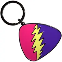 Rock Off Grateful Dead - Pink/Purple Plectrum - Sleutelhanger