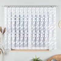 Markizeta MARTYNA - Gordijn - Jacquard - 400x160 cm - Wit
