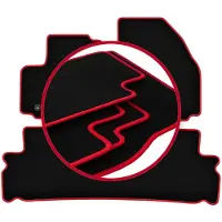Carlux -RED automatten voor: Ford Galaxy MK2 minivan (2006-2012)
