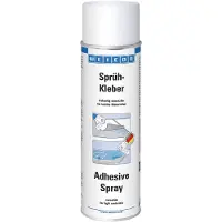 Weicon spuitlijm 500 ml, transparante lijmspray, voor lichte materialen zoals papier, karton of hardschuim