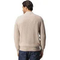 State of Art Sweatvest normale fit beige wol