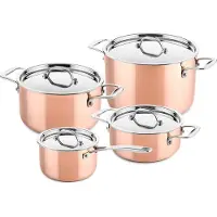 Ducq Koperen Pannenset 4-delig