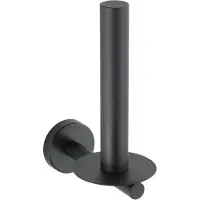 Wenko Reserverolhouder Bosio RVS zwart mat - Toiletrolhouder - Toiletpapier houder - WC Rolhouder
