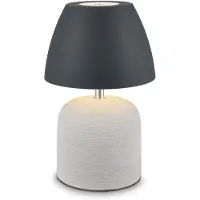 Briloner LED-tafellamp, oplaadbaar, draadloos, dimbaar, warm wit licht, keramisch