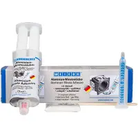 Weicon Aluminium Minuutlijm met mengkop 24 ml | snelhardende 2-componenten epoxylijm