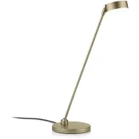Knapstein Tafellamp Yori, dimbaar, zwart, Woon-/ Eetkamer, metaal, Modern, Tafellamp