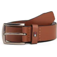Tommy Hilfiger Riem 'Denton Enamel Flag' bruin