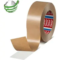 TESA thick white double-sided self-adhesive tape PVC-film backing, acrylic adhesive.