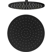Boss & Wessing Hoofddouche bws sensa rond 30 cm mat zwart pvd