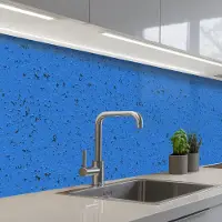 KitchenYeah Keuken achterwand 250x60 cm - Spatscherm zelfklevend Roest - Blauw - Barsten - Verf - Muurbeschermer - Spatwand fornuis