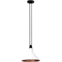 DCW éditions Les Acrobates de Gras N°322 Hanglamp White | Copper | Large Conic