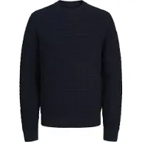 Jack & Jones Jprblabruce knit structure crew neck navy