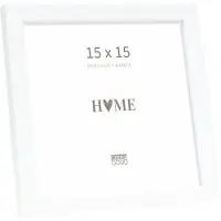 Deknudt Frames fotolijst S243K1 - wit - smal - foto 15x15 cm