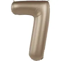 Folat - Folieballon Cijfer 7 Starlight Gold - 86 cm