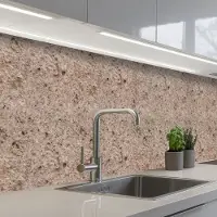 KitchenYeah Keuken achterwand 250x60 cm - Spatscherm zelfklevend Muur - Beschadigd - Erosie - Poreus - Muurbeschermer - Spatwand fornuis