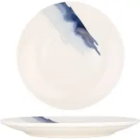 Bonna Dinerbord blue wave porselein 27 cm set van 6