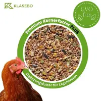 KLASEBO 25 kg Premium Korrelsvoer PLUS Gevogeltevoer voor Kippen, Ganzen, Eenden