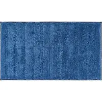 Karat Badmat - Douchemat - Badkamermat - Shine - Blauw - 50 x 80 cm