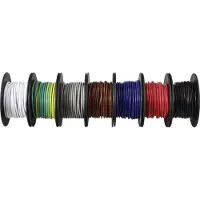 TRU COMPONENTS TC-12112364 Draad 0.75 mm² Zwart, Wit, Rood, Blue, Bruin, Grijs, Geel-groen 1 set(s)