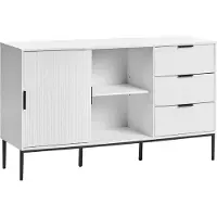 Beliani LEDUC - 2-deurs dressoir - Wit - MDF
