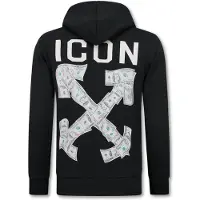 Top Star Oversized hoodie met capuchon icon dollar print